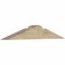 Ekena Millwork Portland Rough Sawn Timber Gable Bracket, Douglas Fir, 48"W x 8"H x 6"D x 6"F, 4/12 Pitch GBW048X08X0606POR00RDF - alternate 5